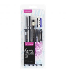 Conjunto Lettering Tombow 6 Peças Beginner