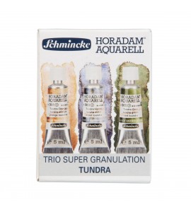 Kit Aquarela Profissional Schmincke Horadam Super Granulation c/3 5ml Tundra 