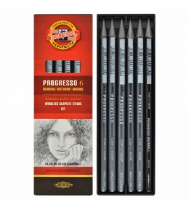 Estojo de Desenho Lápis Integral Progresso 6 Graduações