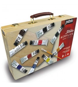Estojo Tinta Acrílica Pébéo Starter Case