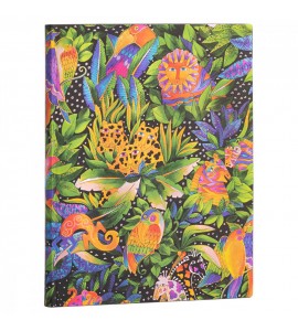 Sketchbook Paperblanks Jungle Song Ultra Capa Flexível