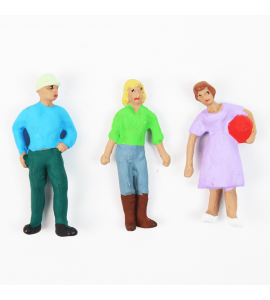 Figuras Para Maquetes 1/50 700 Minitec 03 Peças