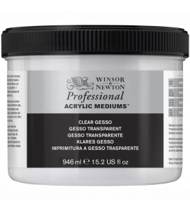 Gesso Acrílico Transparente Profissional Winsor & Newton 946ml 