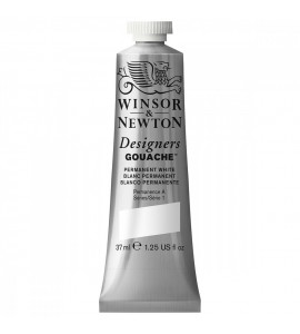 Tinta Guache Winsor & Newton Designers S1 37ml 512 Permanent White
