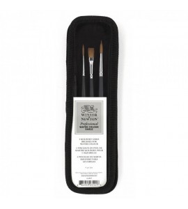 Kit De Pincéis Winsor & Newton Water Colour Sable 03 Unidades Profissional