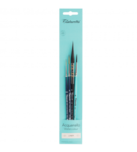 Kit de Pincéis Tintoretto para Aquarela Liner