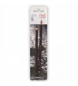 Kit Lápis Pastel Conté à Paris 2 Lápis Pretos