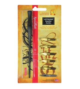 Kit Caligráfico Speedball Canhotos