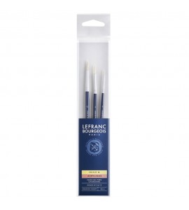Kit de Pincéis Lefranc & Bourgeois 3 Unidades 810105