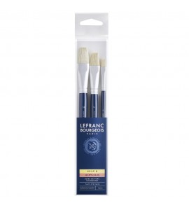 Kit de Pincéis Lefranc & Bourgeois 3 Unidades 810106