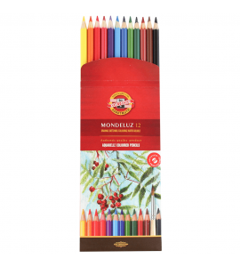 Lápis Aquarelável Koh-I-Noor Arte 12 Cores 3716A