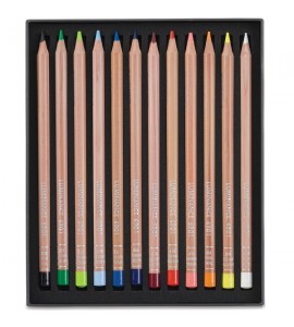 Estojo Lápis de Cor Luminance Caran d'Ache 12 Cores
