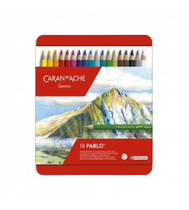 Lápis de Cor Pablo Caran d'Ache 18 Cores