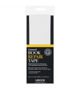 Fita Adesiva Lineco Branca 533-2024 Repara Livros