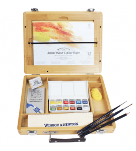 Estojo Tinta Aquarela Winsor & Newton Profissional Pastilha C/21