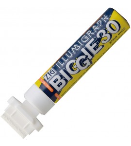 Marcador Zig Illumigraph Biggie 30 White Kuretake