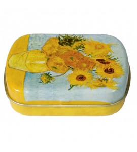 Caixa De Metal Personalizada Van Gogh Sunflower 