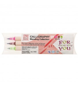 Caneta de Caligrafia Zig Gift 03 Cores Kuretake