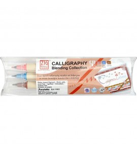 Caneta de Caligrafia Zig Hope 03 Cores Kuretake