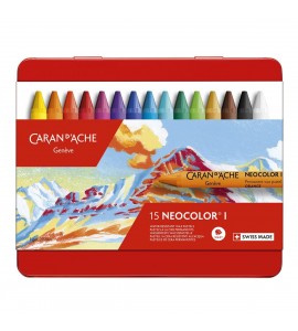 Pastel Oleoso Caran D'Ache Neocolor I 15 Cores