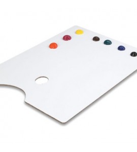 Paleta Para Pintura Trident Retangular 23x31cm 12414