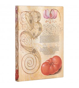 Paperblanks Lily & Tomato Midi Pautado Capa Flexível