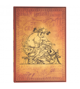 Sketchbook Paperblanks Obelix & Co Grande Capa Dura Sem Pauta