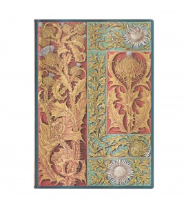 Paperblanks Wild Thistle Midi Pautado Capa Flexível 