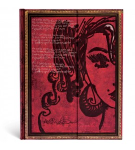 Sketchbook Paperblanks Amy Winehouse Lágrimas Secas Capa Dura