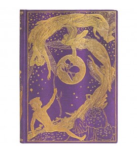 Paperblanks Violet Fairy Pautado Capa Dura Midi