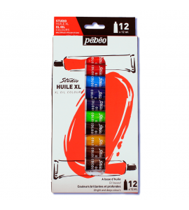 Estojo Tinta a Óleo Pebeo XL 12 Cores 12ml 