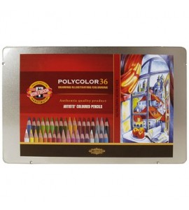 Lápis Polycolor Artístico Para Desenho 36 Cores