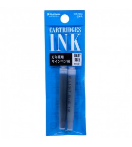 Cartucho de Caneta Tinteiro Platinum C/2 Light Blue