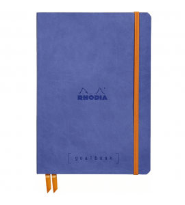 Bloco Sketchbook de Couro Goalbook Rhodia Sapphire A5