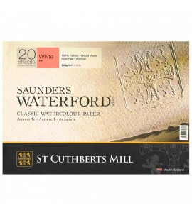 Bloco Para Aquarela TS Saunders Waterford 300g/m² 31x23cm