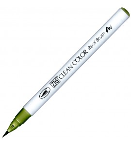 Caneta Zig Clean Color Real Brush Kuretake 404 Smoky Olive