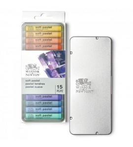 Pastel Seco 15 Cores Soft Winsor 1790001