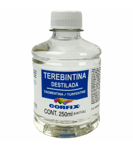 Terebintina Destilada 250ml Corfix