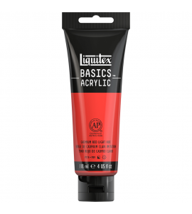 Tinta Acrílica Liquitex Basics 510 Cadmium Red Light Hue 118ml
