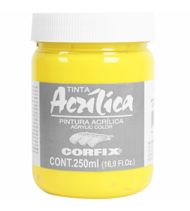 Tinta Acrílica Corfix 250ml 50 Amarelo Claro G1