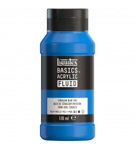 Tinta Acrílica Liquitex Basics Fluída 118ml S1 470 Cerulean Blue Hue