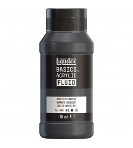 Tinta Acrílica Liquitex Basics Fluída 118ml S2 049 Iridescent Graphite