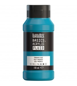 Tinta Acrílica Liquitex Basics Fluída 118ml S1 046 Turquoise Blue