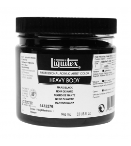 Tinta Acrílica Liquitex Heavy Body Mars Black 946ml