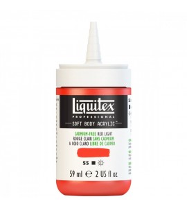 Tinta Acrílica Liquitex Soft Body 59ml Cadmium Free Red Light S5 893 