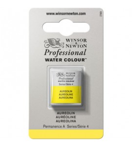 Tinta Aquarela Profissional Winsor & Newton Pastilha S4 016 Aureolin
