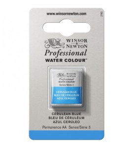 Tinta Aquarela Profissional Winsor & Newton Pastilha S3 137 Cerulean Blue