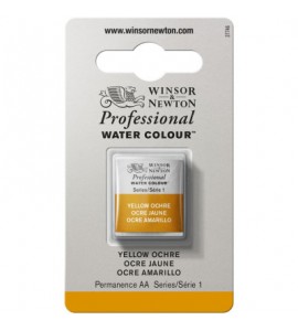 Tinta Aquarela Profissional Winsor & Newton Pastilha S1 744 Yellow Ochre