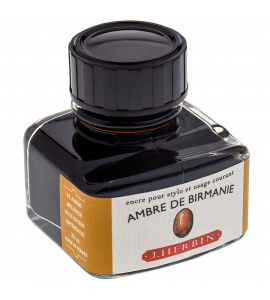 Tinta para Caneta Tinteiro Herbin La Perle des Encres 30ml Ambre de Birmanie