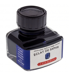 Tinta para Caneta Tinteiro Herbin La Perle des Encres 30ml Éclat de Saphir